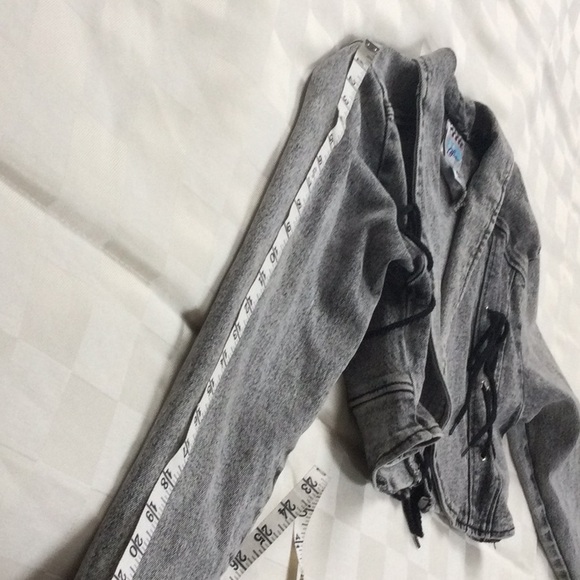 Vintage Extra Blues Denim Bolero Style Jacket Sz M - Picture 9 of 9